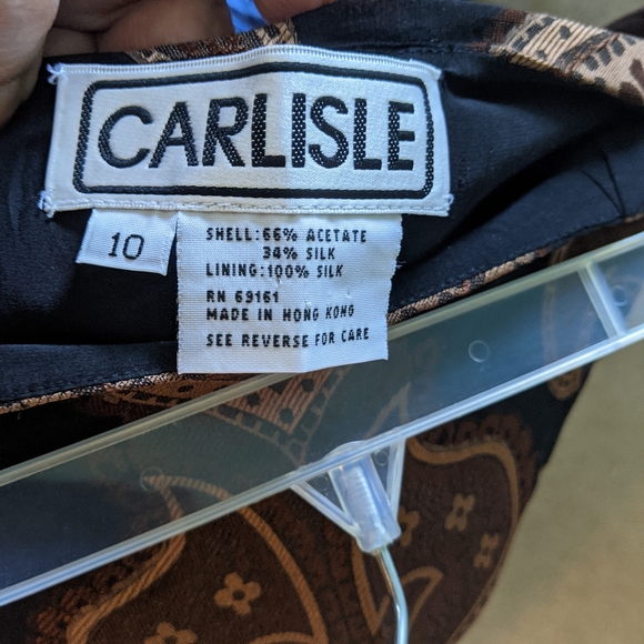 Carlisle Silk Blend Skirt - Picture 3 of 3